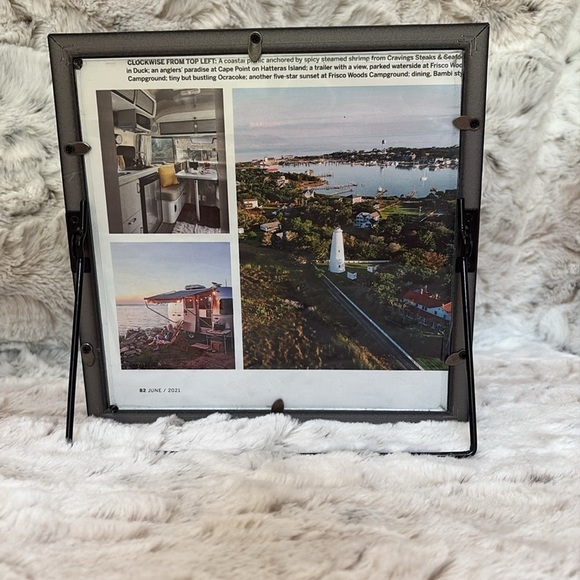 Black Frame. Holds 7 x 7 Photo - Picture 4 of 5